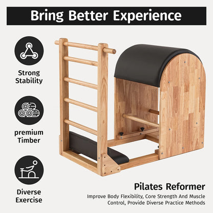 Classic Oak Ladder Barrel – Black