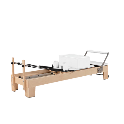 Classic Maple Core Pilates Reformer –White