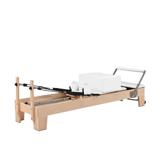 Classic Maple Core Pilates Reformer –White