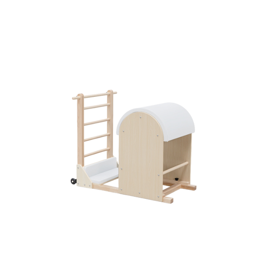 Classic Maple Ladder Barrel – White