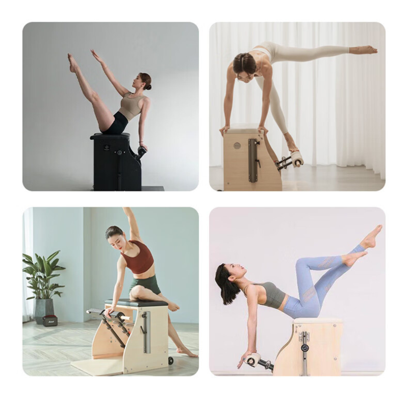 Pilates Oak Wunda Chair White