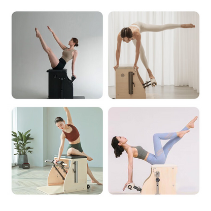 Pilates Oak Wunda Chair White