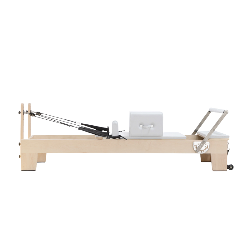Classic Maple Core Pilates Reformer –White