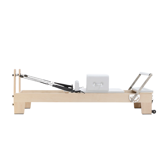 Classic Maple Core Pilates Reformer –White