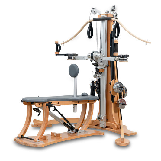 Premium Beech Wood Gyrotonic Device - Professional Fitness & Rehabilitation Tool